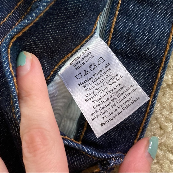 Everlane dark wash jeans (26 regular) - Picture 6 of 6